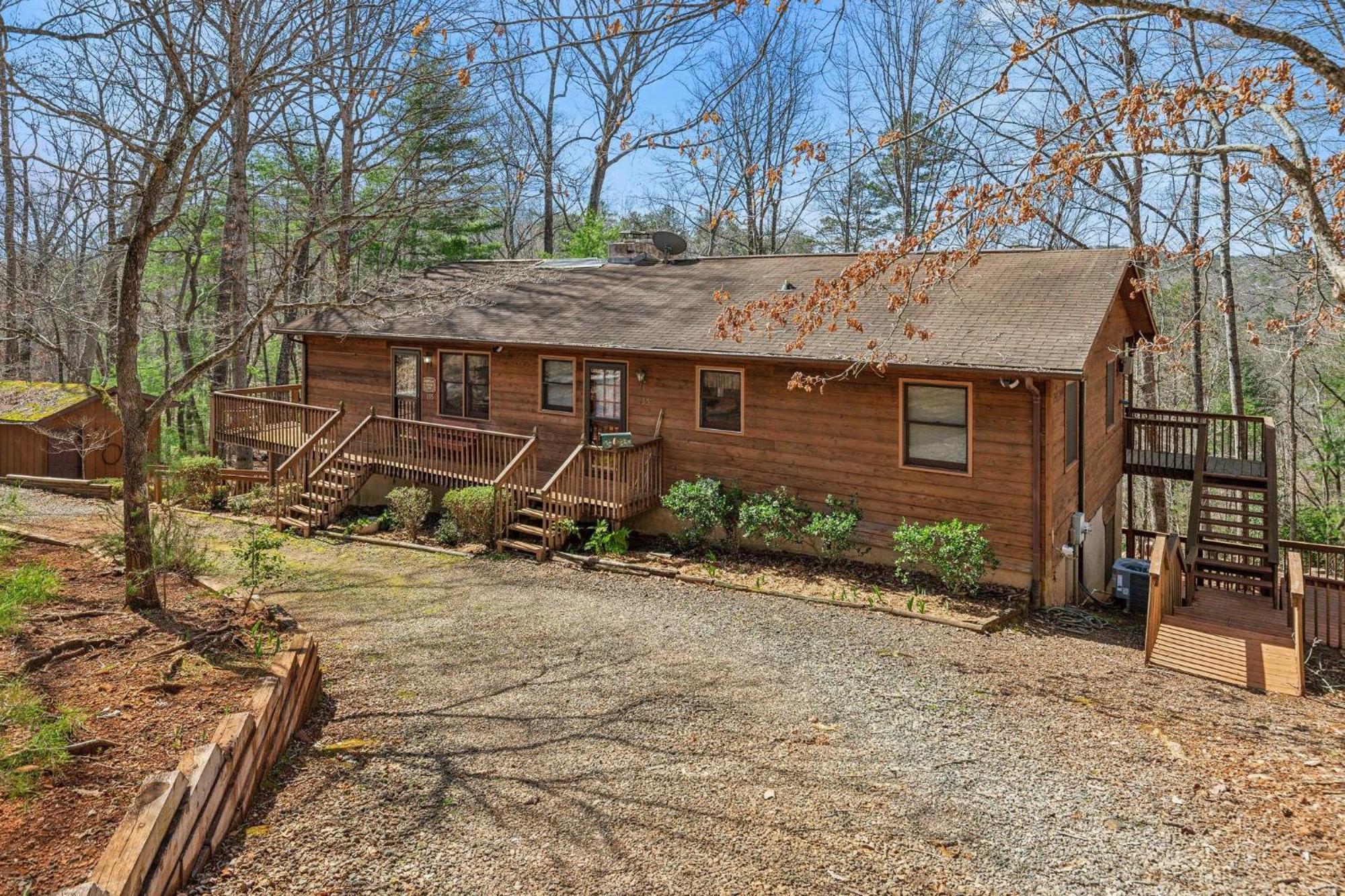 Warm And Cozy Cabin In Lake Lure, Nestled In Hardwood Trees, Peaceful Home- Wifi Home 외부 사진