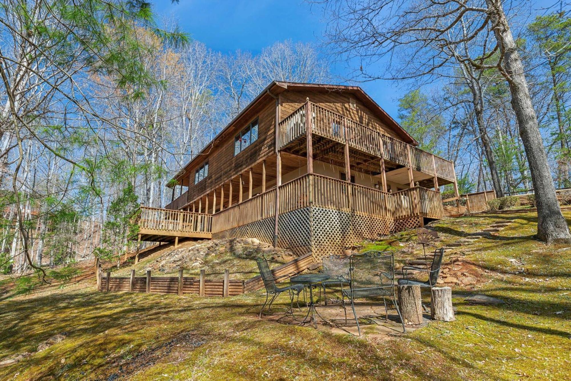 Warm And Cozy Cabin In Lake Lure, Nestled In Hardwood Trees, Peaceful Home- Wifi Home 외부 사진